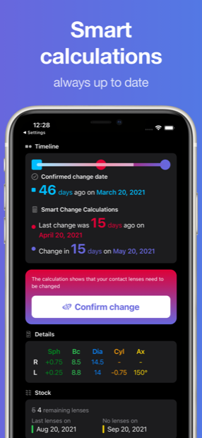 Lensy – smart change calculations